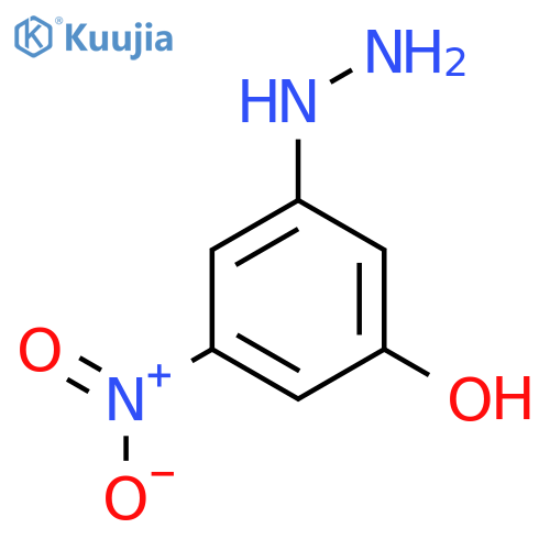 3-Hydroxy-5-nitrophenylhydrazine structure