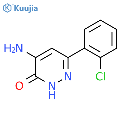 4-Amino-6-(2-chlorophenyl)pyridazin-3-ol structure