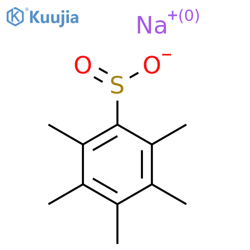 Sodium pentamethylbenzene-1-sulfinate structure