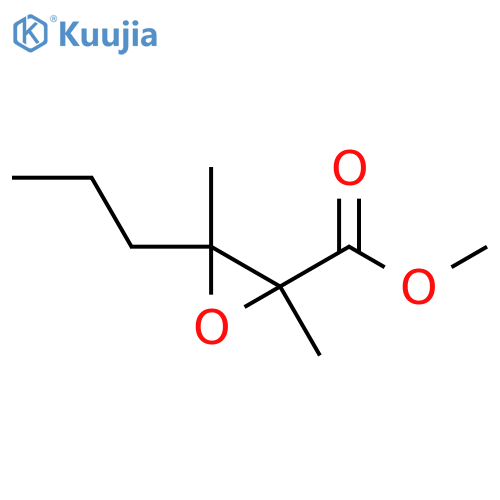 2,3-Dimethyl-3-propyloxirane-2-carboxylic acid methyl ester structure