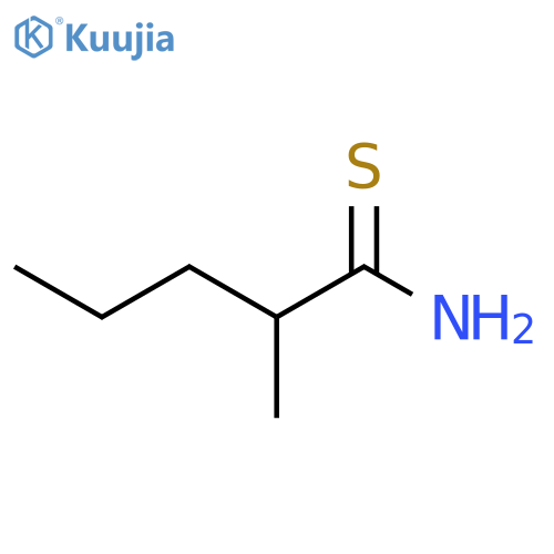 2-methylpentanethioamide structure