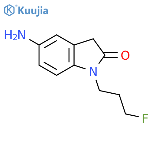 5-amino-1-(3-fluoropropyl)-2,3-dihydro-1H-indol-2-one structure