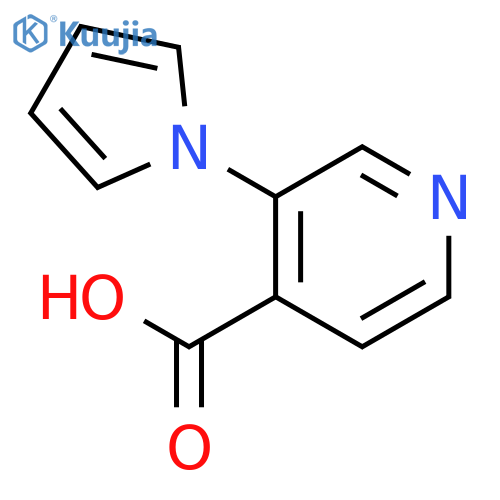 3-(1H-pyrrol-1-yl)pyridine-4-carboxylic acid structure