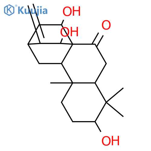 3,14,15-Trihydroxy-16-atisen-7-one; (ent-3β,14α,15α)-form structure