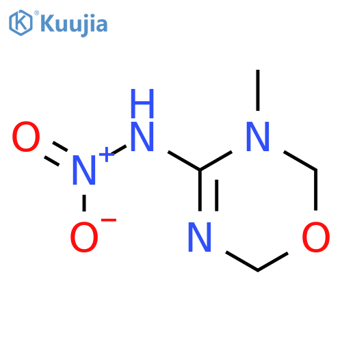 3-Methyl-4-nitroimino-tetrahydro-1,3,5-oxadiazine structure
