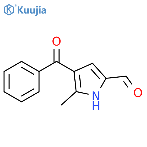 1H-Pyrrole-2-carboxaldehyde, 4-benzoyl-5-methyl- structure