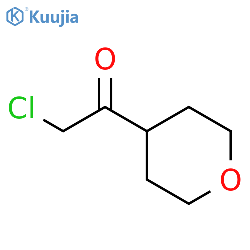 2-chloro-1-(oxan-4-yl)ethan-1-one structure