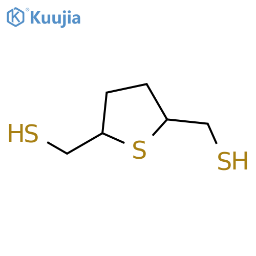 2,5-Thiophenedimethanethiol, tetrahydro- structure