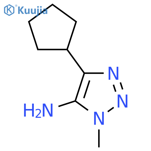 4-Cyclopentyl-1-methyl-1h-1,2,3-triazol-5-amine structure