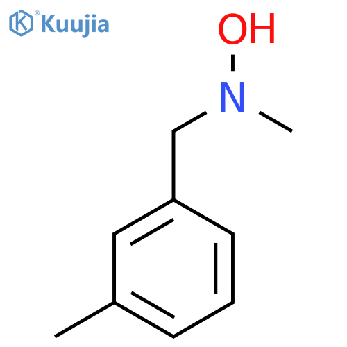 N-methyl-N-(3-methylphenyl)methylhydroxylamine structure