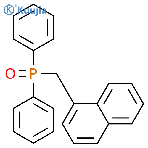 Phosphine oxide,(1-naphthalenylmethyl)diphenyl- structure