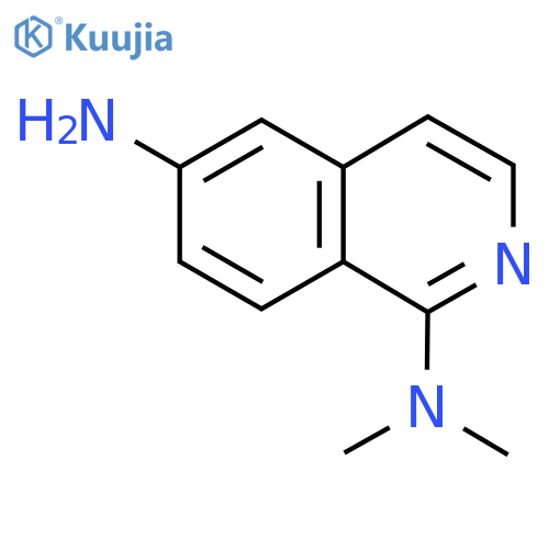 N1,N1-dimethylisoquinoline-1,6-diamine structure
