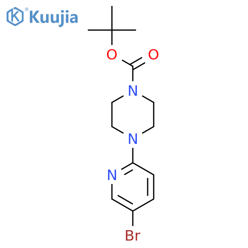 2-(4-BOC-piperazino)-5-bromopyridine structure
