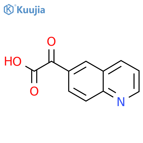 2-oxo-2-(quinolin-6-yl)acetic acid structure