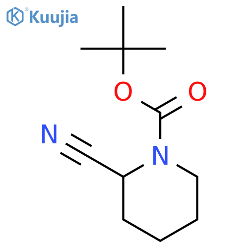 tert-Butyl 2-cyanopiperidine-1-carboxylate structure