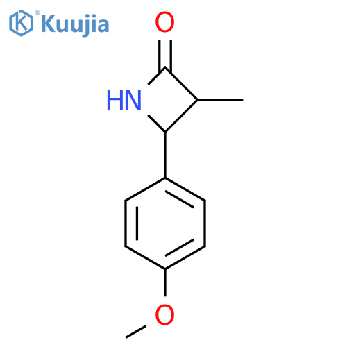 4-(4-Methoxyphenyl)-3-methylazetidin-2-one structure