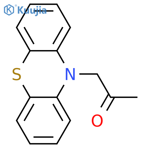 a-Methyl-phenothiazine-10-ethanal structure