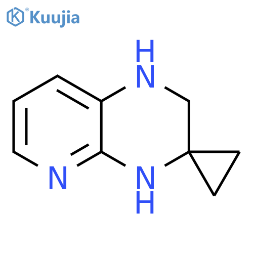 Spiro[cyclopropane-1,3'(2'H)-pyrido[2,3-b]pyrazine], 1',4'-dihydro- structure