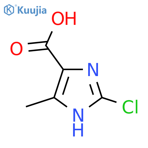 2-Chloro-4-methyl-1H-imidazole-5-carboxylic acid structure
