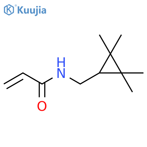 N-(2,2,3,3-tetramethylcyclopropyl)methylprop-2-enamide structure