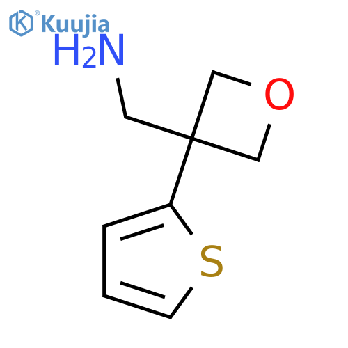 3-Oxetanemethanamine, 3-(2-thienyl)- structure