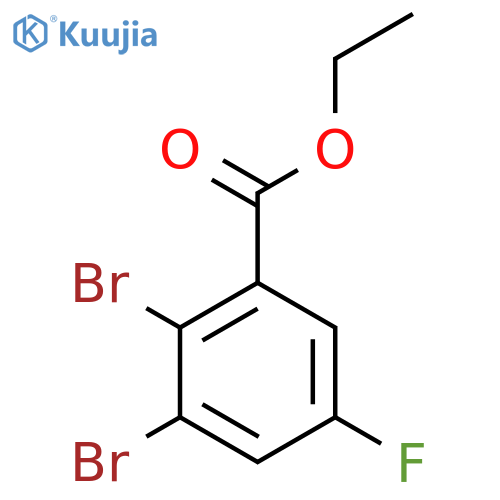Ethyl 2,3-dibromo-5-fluorobenzoate structure