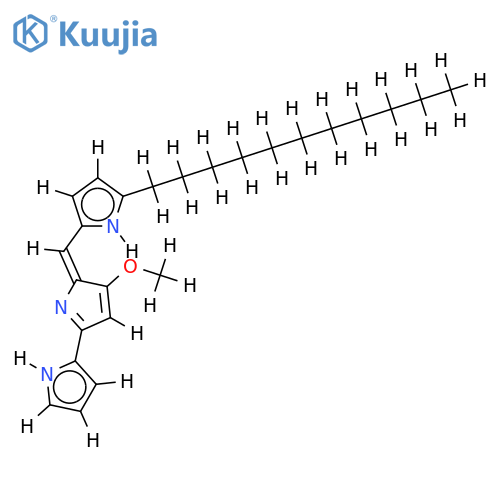 B,HCl-Undecylprodigiosin structure