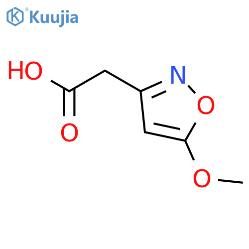 3-Isoxazoleacetic acid,5-methoxy- structure