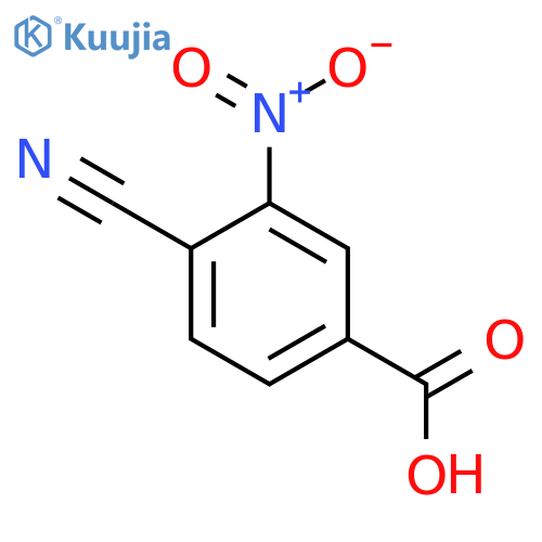 4-Cyano-3-nitrobenzoic acid structure