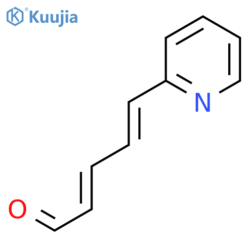 2,4-Pentadienal, 5-(2-pyridinyl)-, (2E,4E)- structure