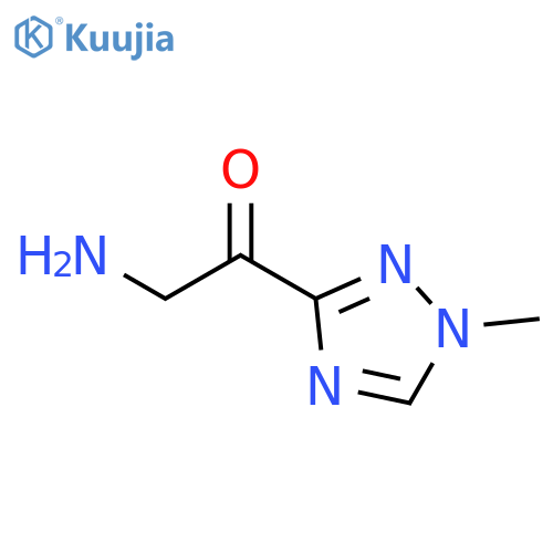 2-Amino-1-(1-methyl-1H-1,2,4-triazol-3-yl)ethanone structure