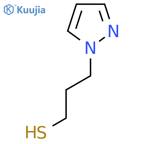 3-(1H-pyrazol-1-yl)propane-1-thiol structure
