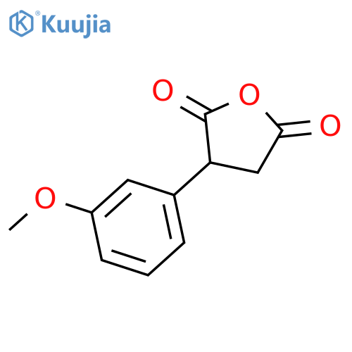 2,5-FURANDIONE, DIHYDRO-3-(3-METHOXYPHENYL)- structure