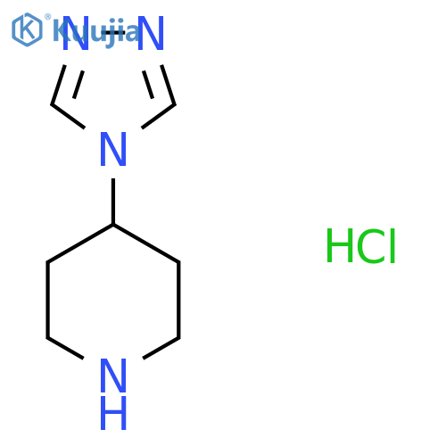 4-(4H-1,2,4-Triazol-4-yl)piperidine hydrochloride structure