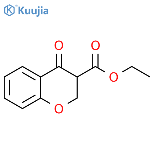 ethyl 4-oxo-3,4-dihydro-2H-1-benzopyran-3-carboxylate structure