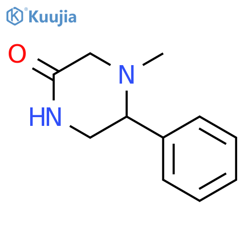 2-Piperazinone,4-methyl-5-phenyl- structure