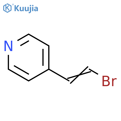 4-(2-bromoethenyl)pyridine structure