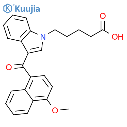JWH-081 Pentanoic Acid structure