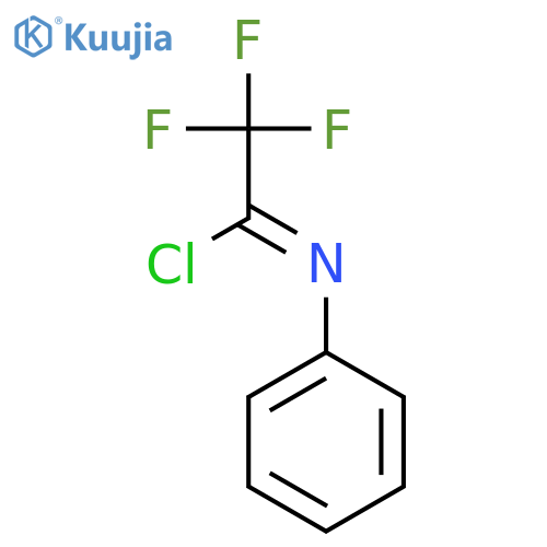 2,2,2-trifluoro-N-phenylethanimidoyl chloride structure