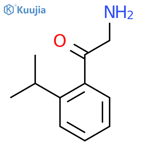 2-amino-1-2-(propan-2-yl)phenylethan-1-one structure