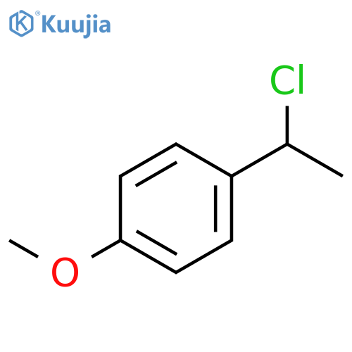 1-(1-chloroethyl)-4-methoxybenzene structure