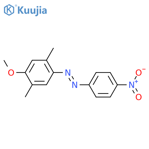 Diazene, (4-methoxy-2,5-dimethylphenyl)(4-nitrophenyl)- structure