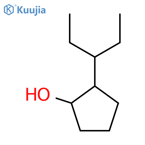 2-(Pentan-3-yl)cyclopentan-1-ol structure