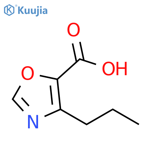 4-PROPYL-1,3-OXAZOLE-5-CARBOXYLIC ACID structure
