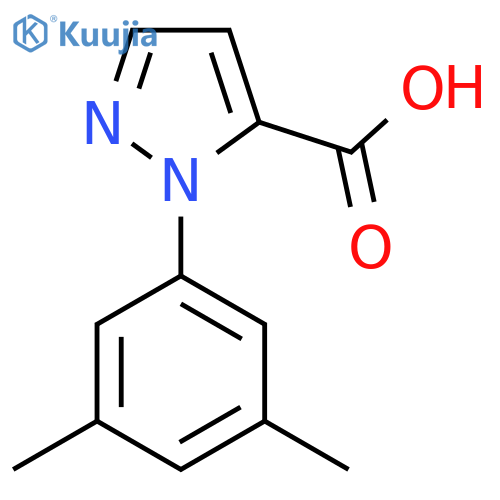 1-(3,5-Dimethylphenyl)-1H-pyrazole-5-carboxylic acid structure