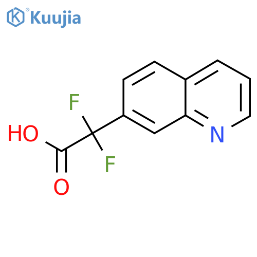 2,2-difluoro-2-(quinolin-7-yl)acetic acid structure