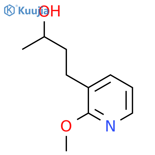 4-(2-methoxypyridin-3-yl)butan-2-ol structure