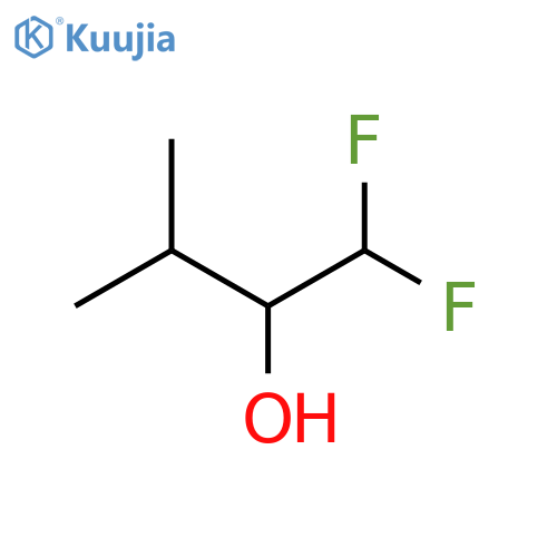 2-Butanol, 1,1-difluoro-3-methyl- structure