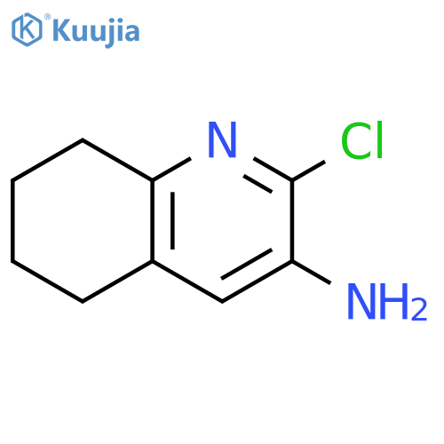 2-chloro-5,6,7,8-tetrahydroquinolin-3-amine structure