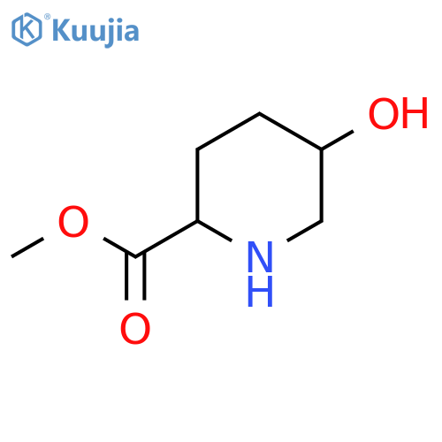 Methyl 5-hydroxypiperidine-2-carboxylate structure